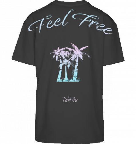 Heavy Oversize Tee Palm Tree